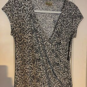 Athleta ‘wrap’ dress- black and white